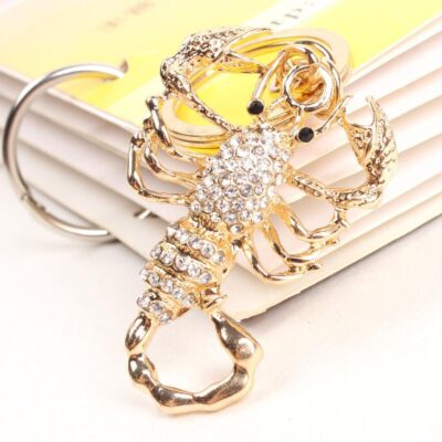 전갈 펜던트 키링 / 크리스탈 열쇠 고리 체인 액세서리