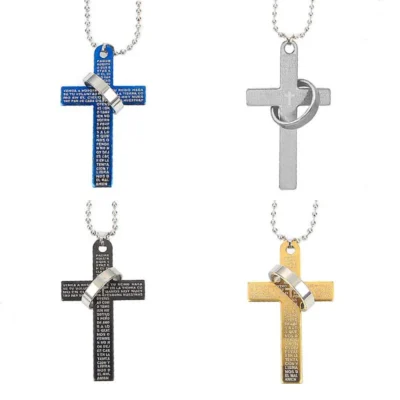 (랜덤 발송) 십자가 펜던트 목걸이 / 패션 기념 선물 기독교 천주교