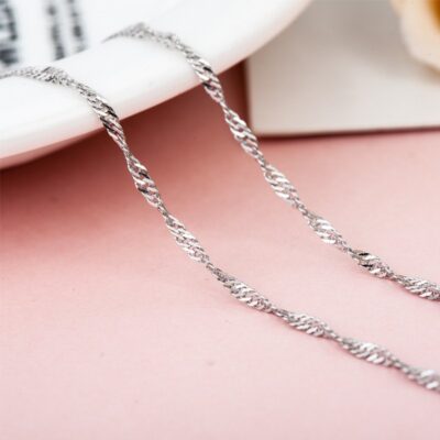 925 실버 꼬임줄 목걸이 / 패션 체인 쥬얼리 선물